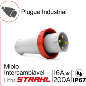 Plugue Industrial Linha Strahl IP 67